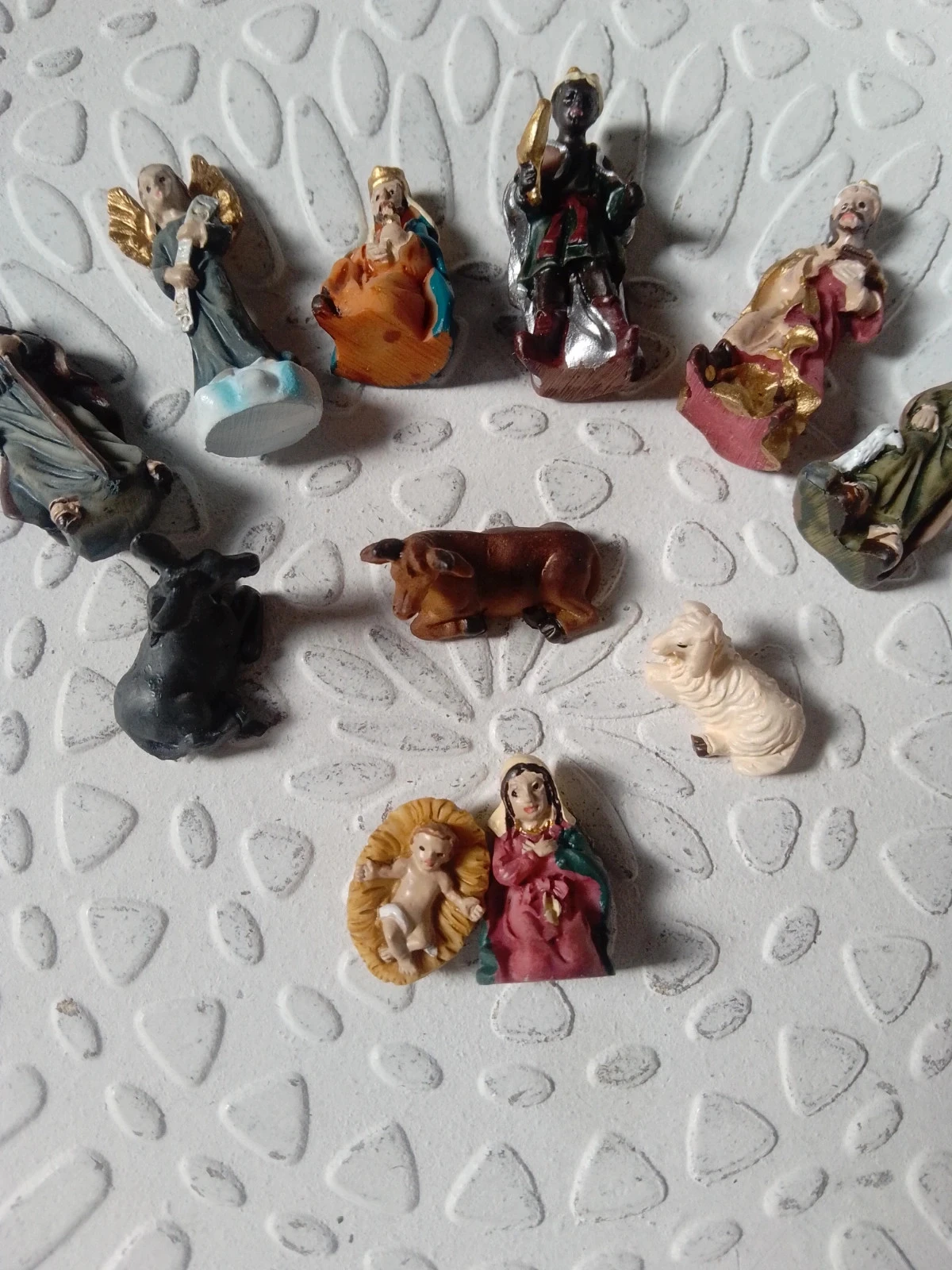 Lot de santons de presépio com 11 figuras de presépio de Natal – photo 2